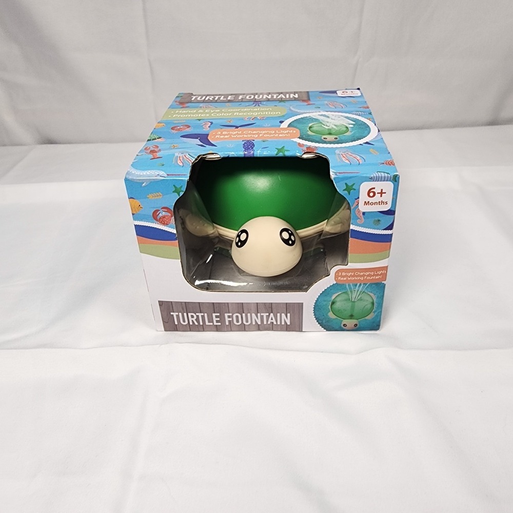 Sunny Days Fountain Green Turtle